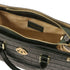Croque - Croc print leather handbag